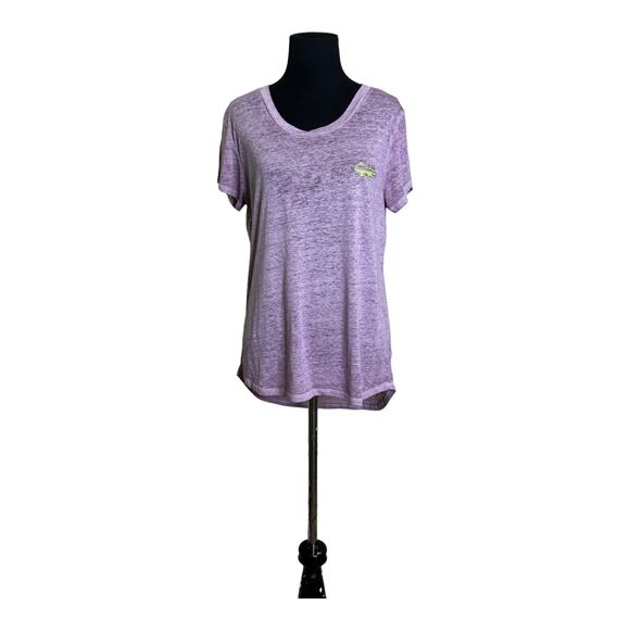 WallFlower purple short sleeves y shirt size L - Picture 6 of 11